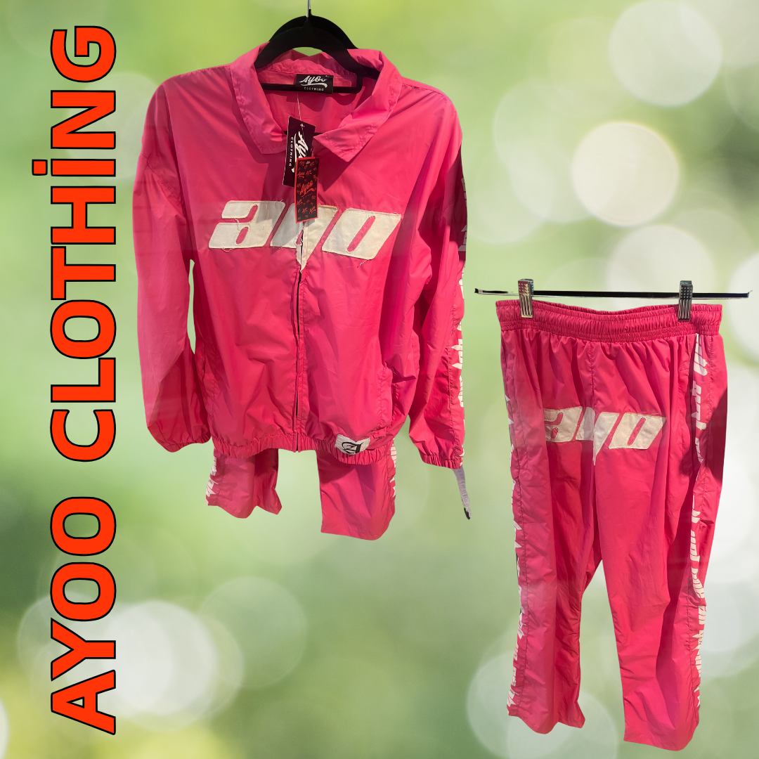 Ayoo Clothing Windbreaker Pants Set