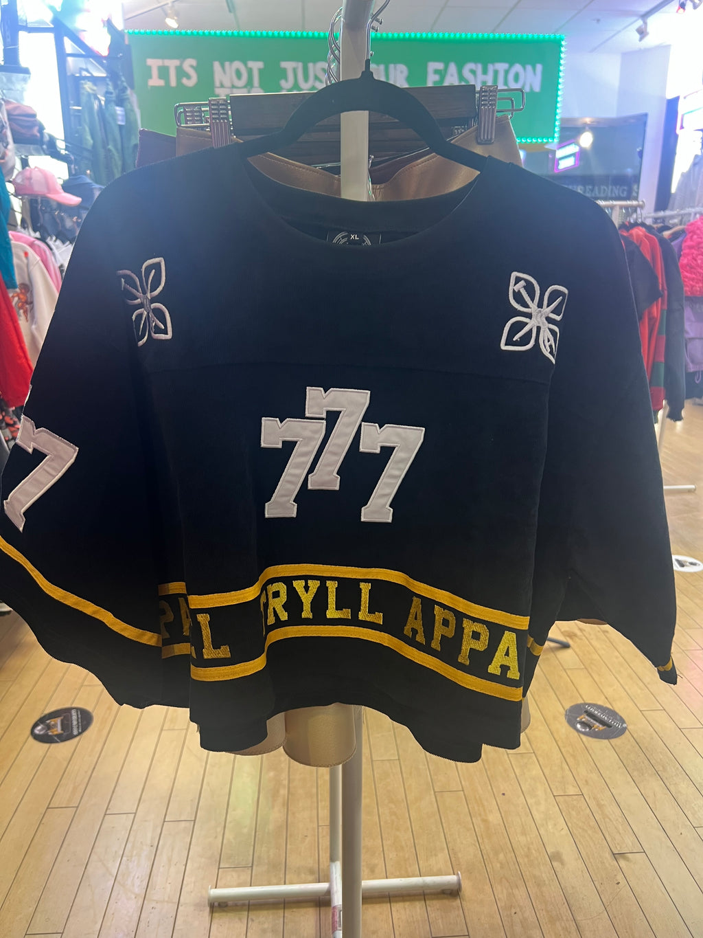 Tryll Apparel Cropped Corduroy Jersey