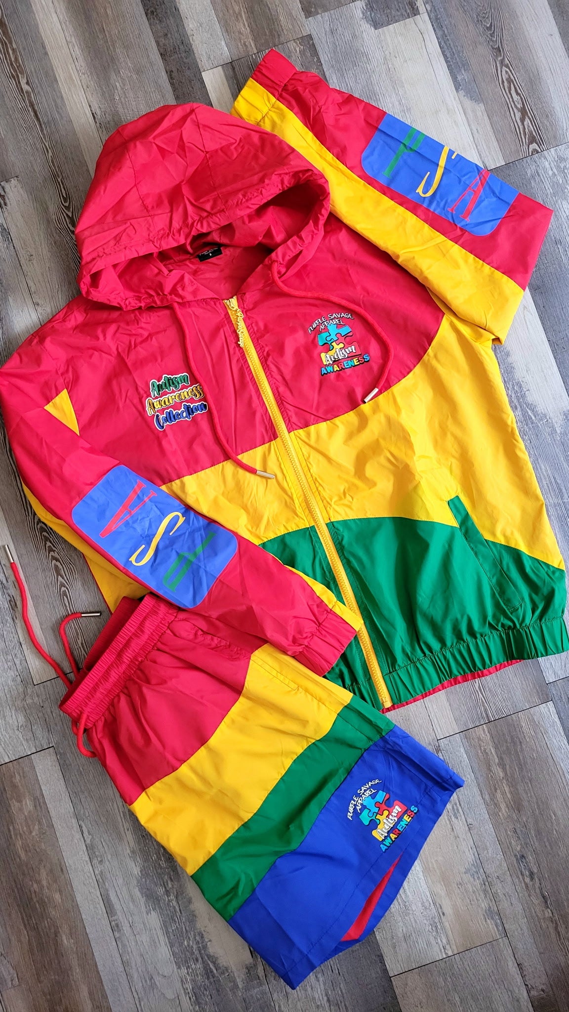 PSA Autism Windbreaker Set