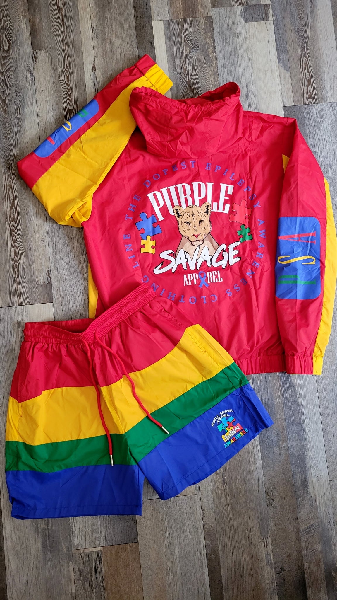 PSA Autism Windbreaker Set