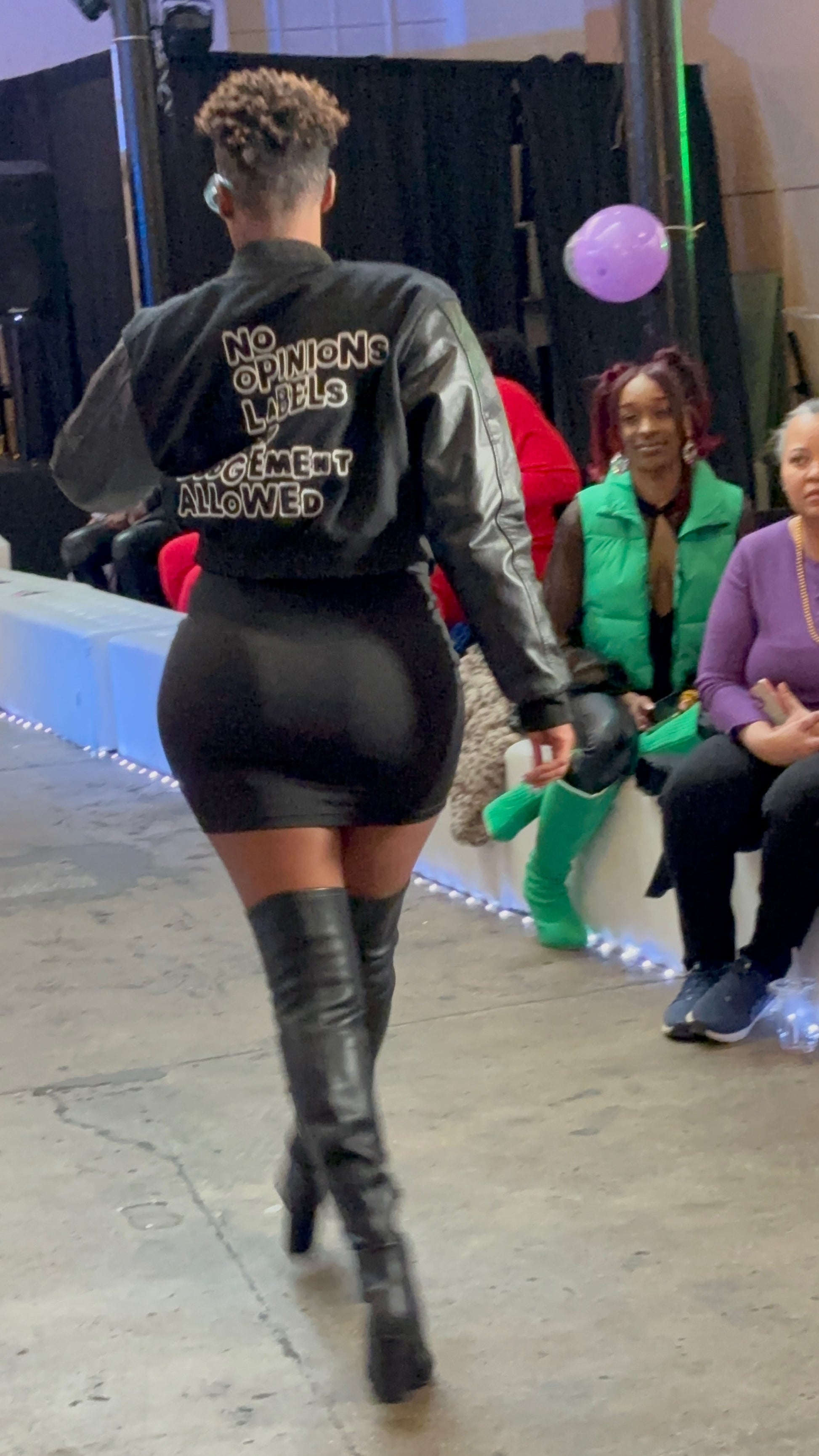 Logo Cropped Varsity Jacket