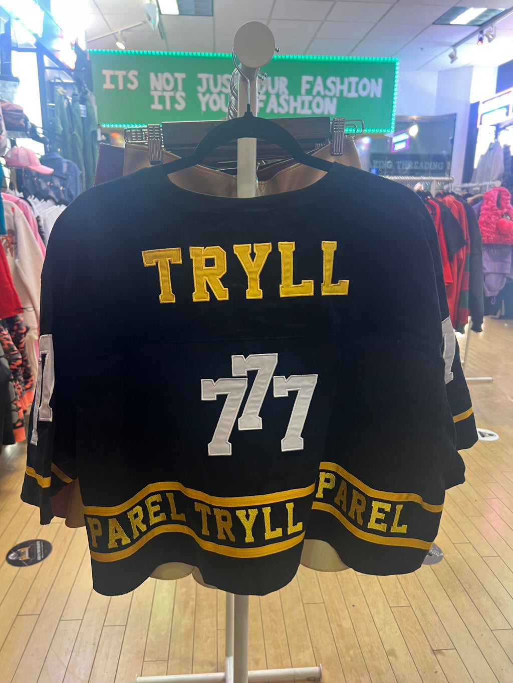 Tryll Apparel Cropped Corduroy Jersey