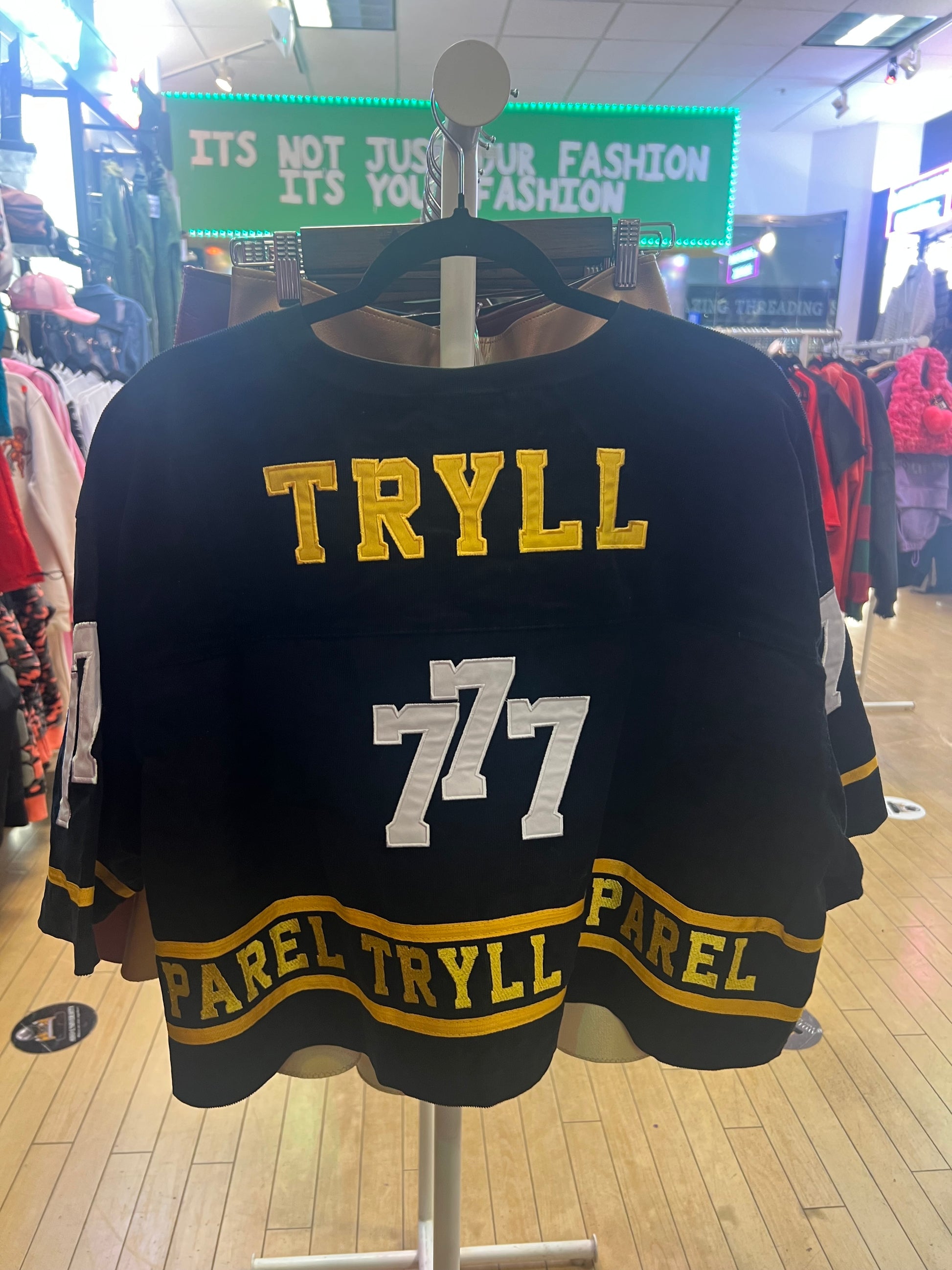 Tryll Apparel Cropped Corduroy Jersey