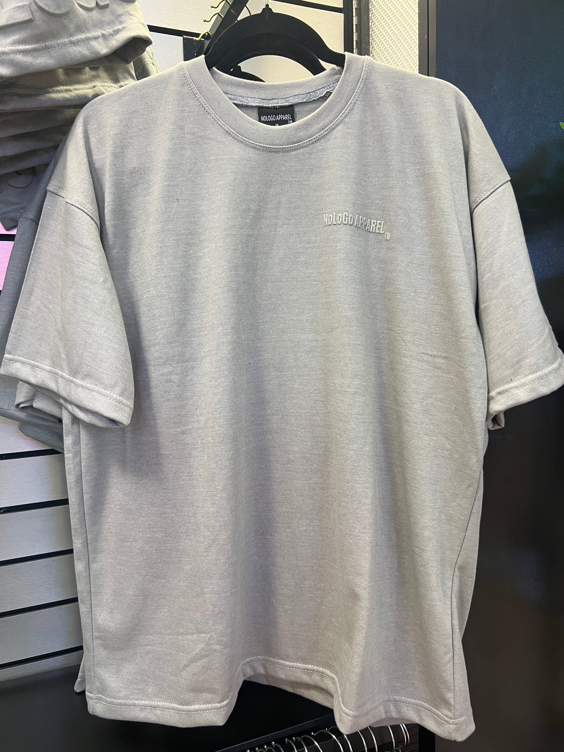 NoLogo Grey Printed Shirt